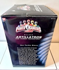 1997 BANDAI POWER RANGERS TURBO DELUXE ARTILLATRON TRANSPORT CIB