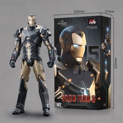 HIPLAY ZD Toys Iron Man MK15 Non-Light-Up Edition 1906-15 1/10 Action Figure