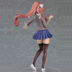 18CM Anime Doki Doki Literature Club Monika Action Figure Model Toy Collection