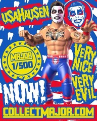 WWE Big Rubber Guys USA Danhausen 1/500 MOC LJN Collect Major Exc PRESALE