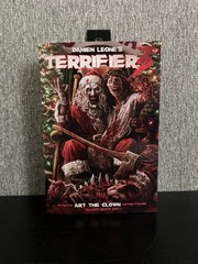 Art The Clown Bloody NECA Terrifier 3 Wal-Mart Bload Soaked Signed