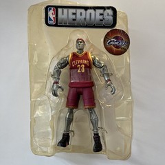 Jazware NBA Heroes Series 1 Lebron James Cleveland 6” Silver Action Figure