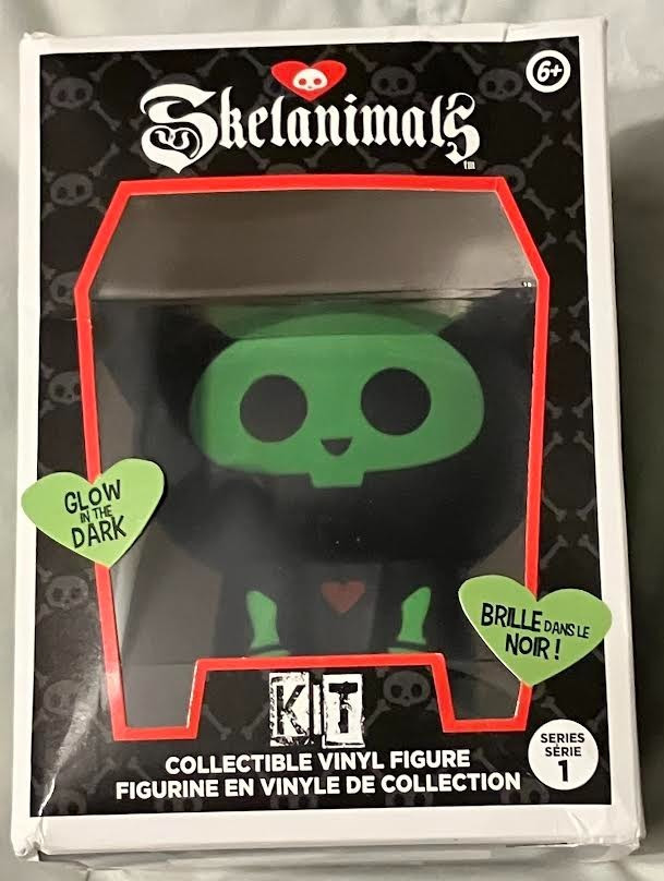 Skelanimals Day Of The Dead KIT the Cat Vinyl Figure Series 1 Hasbro – New