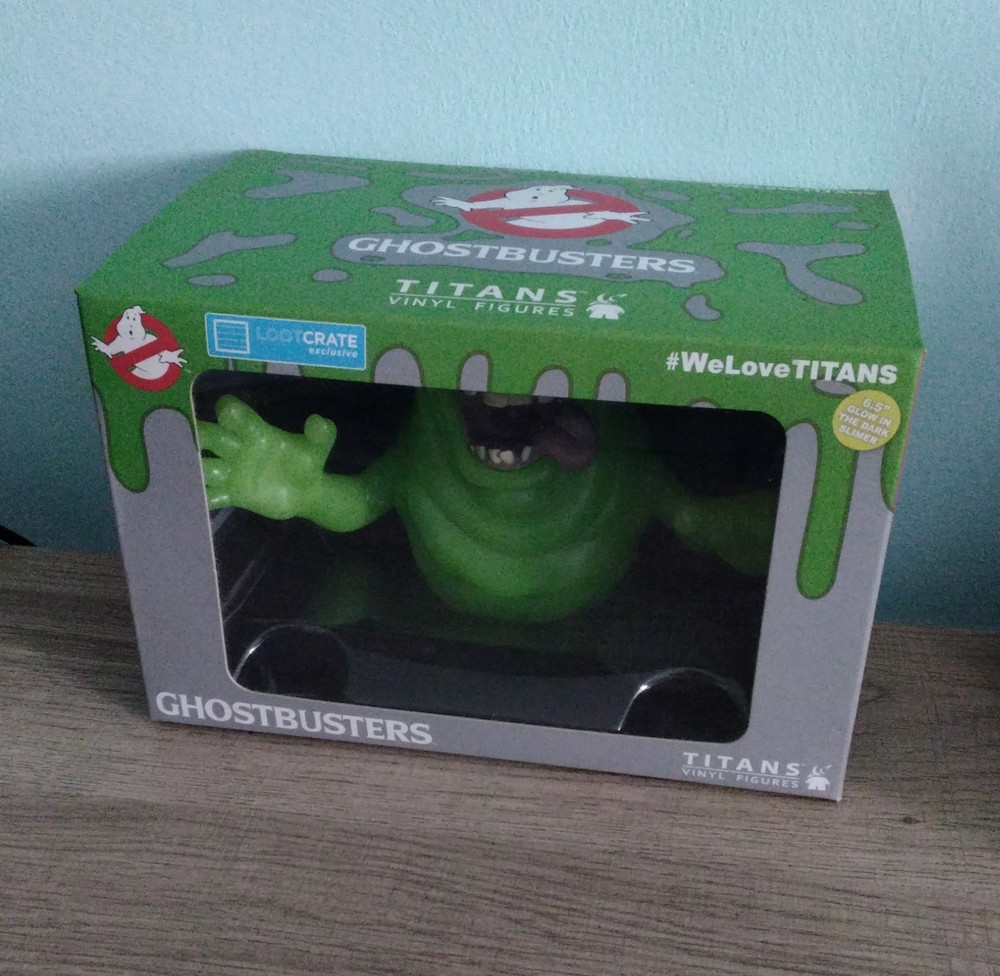 NEW Ghostbusters SLIMER Titans Vinyl Figure 2016 NIB Sealed 4.5″ Translucent