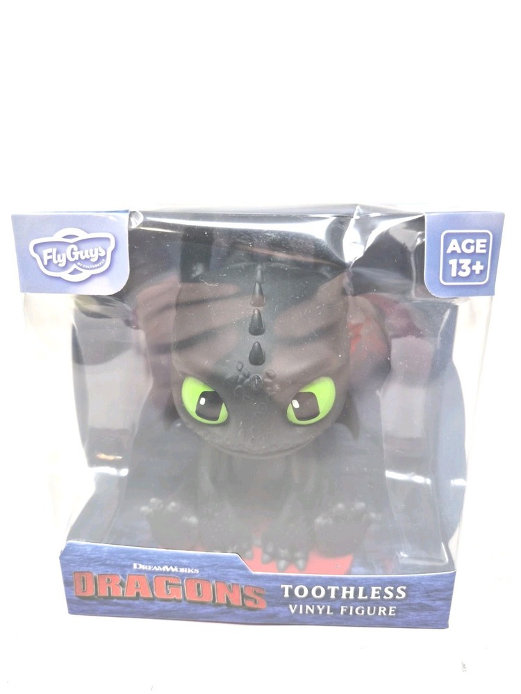 Culturefly DreamWorks Dragons Toothless Sitting-Vinyl Figure NIB-New