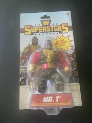 WWE Mattel Superstars Mr. T Series 4 Wrestling Figure Sealed A-Team Wwf