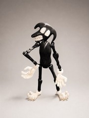 Cartoon Dog Trevor Henderson Articulated Monster 3D printed