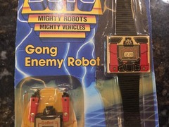 Vintage 1984 Go Bots “Gong” Robot Watch Factory Sealed New