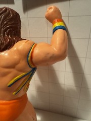 LJN Ultimate Warrior ORIGINAL 1989 WWF LJN Series 6 Black Card Release