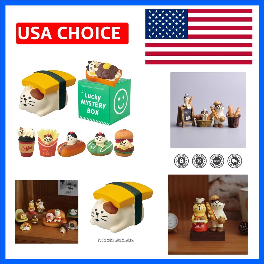 Super Cute Creative Cat Theme Mystery Box Figures, Surprise Mysterious Bag Ra…