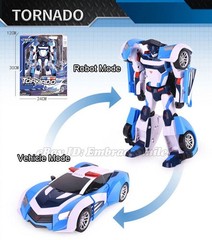 Tobot V Tornado Athlon Transforming Police Car Robot Action Figure Toy IN BOX