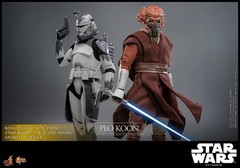 Hot Toys MMS785 Star Wars The Clone Wars Plo Koon 1/6 Scale 12″ Figure In Stock