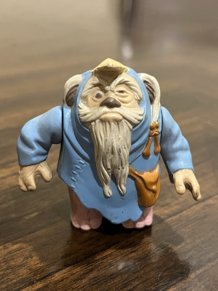 LOGRAY 1985 EWOKS Vintage Star Wars Kenner Figure Animated Cartoon TV Series