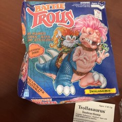 NEW Hasbro Battle Trolls Trollasaurus 1992 7632 Log Launcher Bazooka SvenTroll