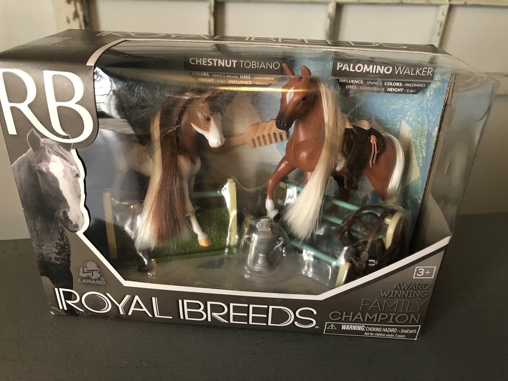 New Lanyard Royal Breeds, Family Champion, Chestnut Tobiano and Palomino Walker