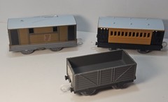 Thomas Trackmaster Toby Henrietta Troublesome Truck Train 2006 Hit Toy Works
