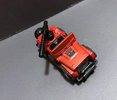 CUSTOM Blokees Wheels C-0X Transformers RED ROCKER autobot JEEP