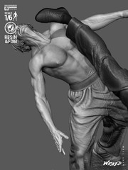 The Way of the Dragon | 3D Printed Wicked Diorama | Unpainted Fan Made 1/8 Scale