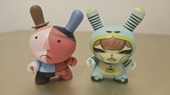 Lot Of 13 Kidrobot Dunny Figures-2007, 08, 10, 16- “Clockwork Orange” Included