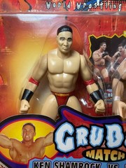 1998 WWF Jakks Pacific GRUDGE MATCH Ken Shamrock vs Dan Severn 2-Pack NEW Read