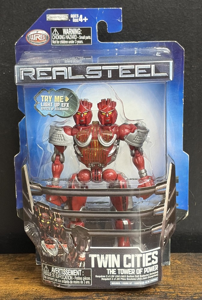 Real Steel The Tower Of Power Twin Cities Robot 5″ Figure Jakks Pacific RARE NIP