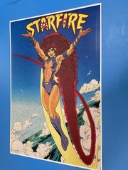 DC COMICS THE NEW TEEN TITANS STARFIRE POSTER PIN UP BRAND NEW.