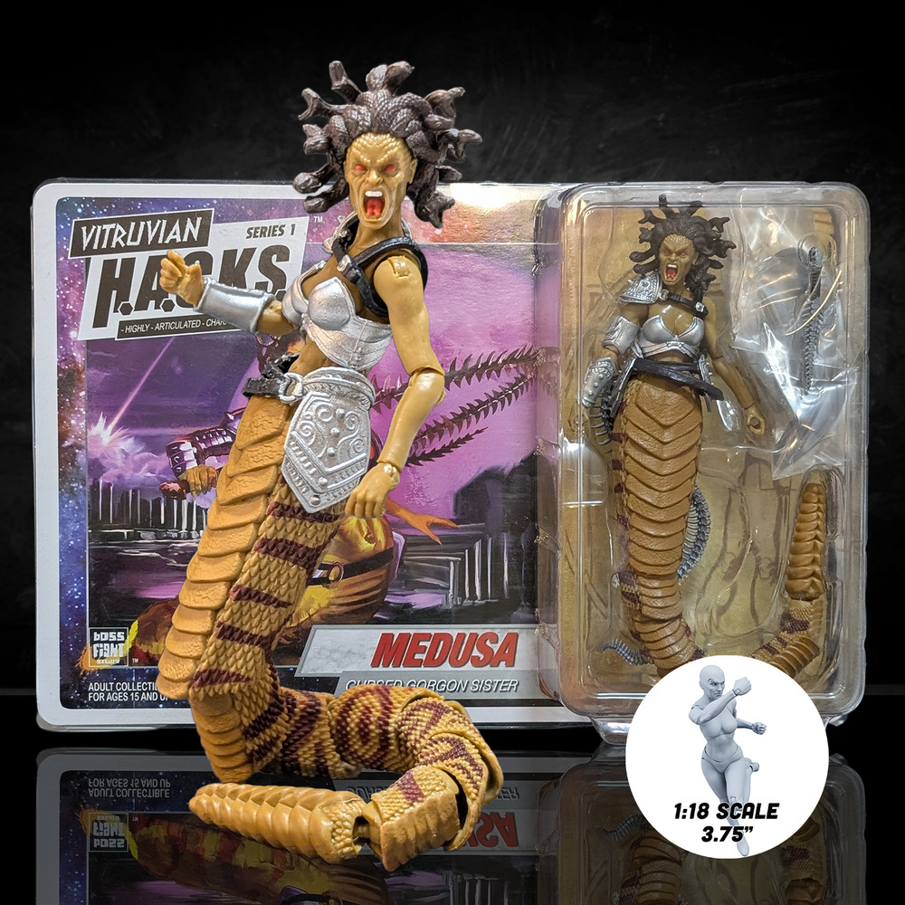 Cursed Medusa Assassin from Below -Vitruvian H.A.C.K.S. 1:18 Scale Action Figure