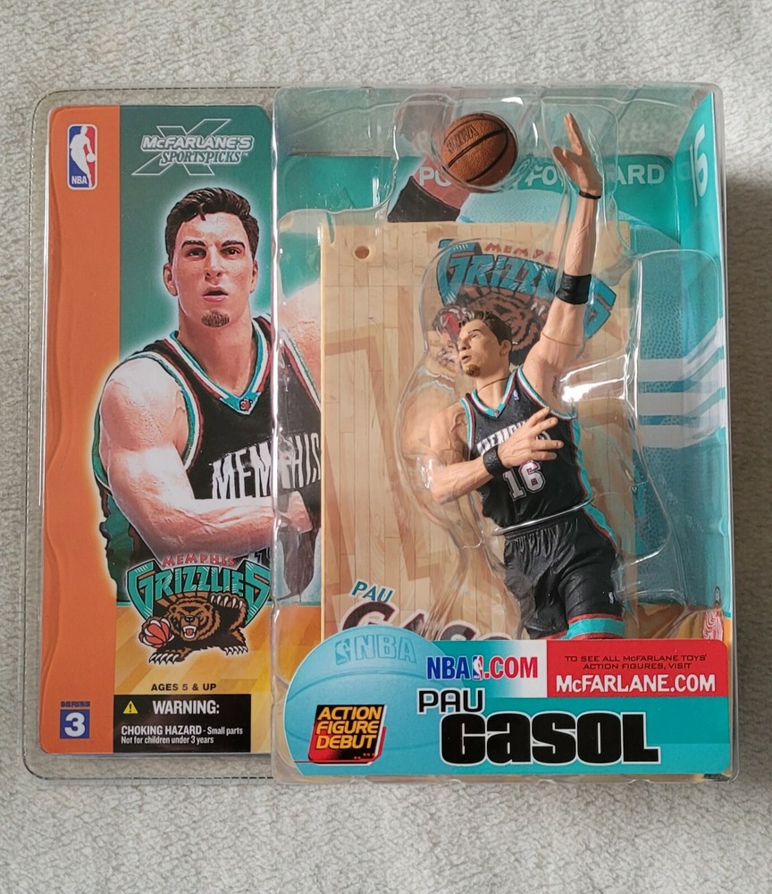 McFarlane NBA Series 3 Pau Gasol Memphis Grizzlies Action Figure