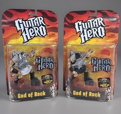 Guitar Hero McFarlane Video Game Action Figures God of Rock Boss Set NOC