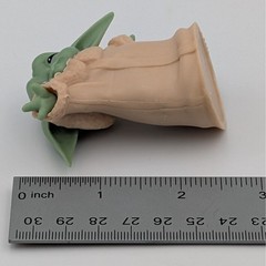 Star Wars Grogu Baby Yoda The Child Mini Figure Mandalorian Force Pose 2.25 In