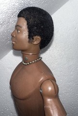 VINTAGE HASBRO 1970 GI JOE ADVENTURE TEAM AFRICAN AMERICAN ADVENTURER 7404 w/Box