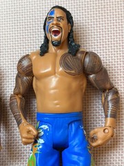 2013 Mattel WWE Basic Battle Pack 37 JIMMY & JEY USO Bloodline Blue Trunks