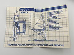 G.I. Joe Manta Windsurfer Board (1984) – ARAH – Complete w/ Blueprints