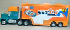 Disney Pixar Cars Sputter Stop Hauler Semi #92 Piston Cup Diecast Deluxe 1:55 FC