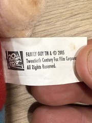 Family Guy 20th Century Fox STEWART 12″ 2005 Plush W/Tag Stewie VTG *FREE SHIP*