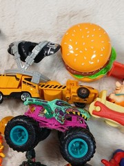 Mixed Boys Lot of Vintage and Modern Toys and Action Figures 50+ Pieces Extras