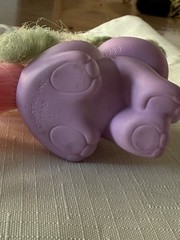 Vtg Little Pretty Kitty Heaven Heart RARE Mattel Show Offs Purple Pink Cat Toy
