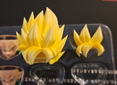 DIMENSIONIA 01B 1/12 Goku Black Super saiyan Head Sculpt Face Accessories
