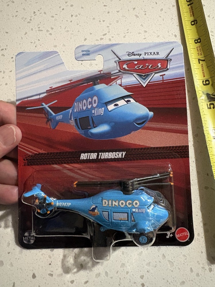Disney Pixar Cars Rotor Turbosky Helicopter Diecast New Free Ship in USA
