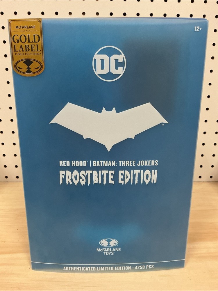 Mcfarlane DC Multiverse Gold Label FROSTBITE EDITION RED HOOD! Limited To 4250!