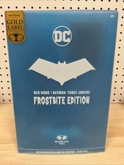 Mcfarlane DC Multiverse Gold Label FROSTBITE EDITION RED HOOD! Limited To 4250!