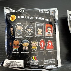 3D Figural Bag Clip Rocky Series 3 Pack [1 RANDOM Figure Each.