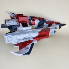 TRANSFORMERS Cybertron (Vintage 2005) STARSCREAM Supreme 13.5″ Action Figure