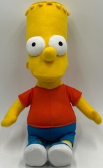 2005 20th Century Fox The Simpsons Bart Simpson Plush Figure ~16″