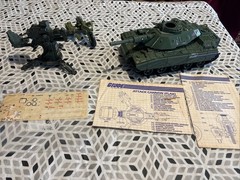 MOBAT Motorized Battle Tank RAM & FLAK GI Joe Hasbro 1982 Hasbro Flak Blueprint