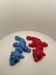 3D Printed Cute Dragon 5inch Articulated Dragon (Multiple Colors Available )