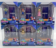 Jakks Super Mario Galaxy Movie 1.5in Star Launcher Complete Set Of 6 NEW/SEALED