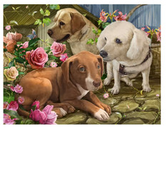 100PCS Dog Animal Jigsaw Puzzle Educational Gift for Kids