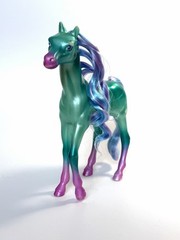 MLP Fashion Star Fillies Sweet Sixteens Filly JUSTINE Green Purple Vintage G1