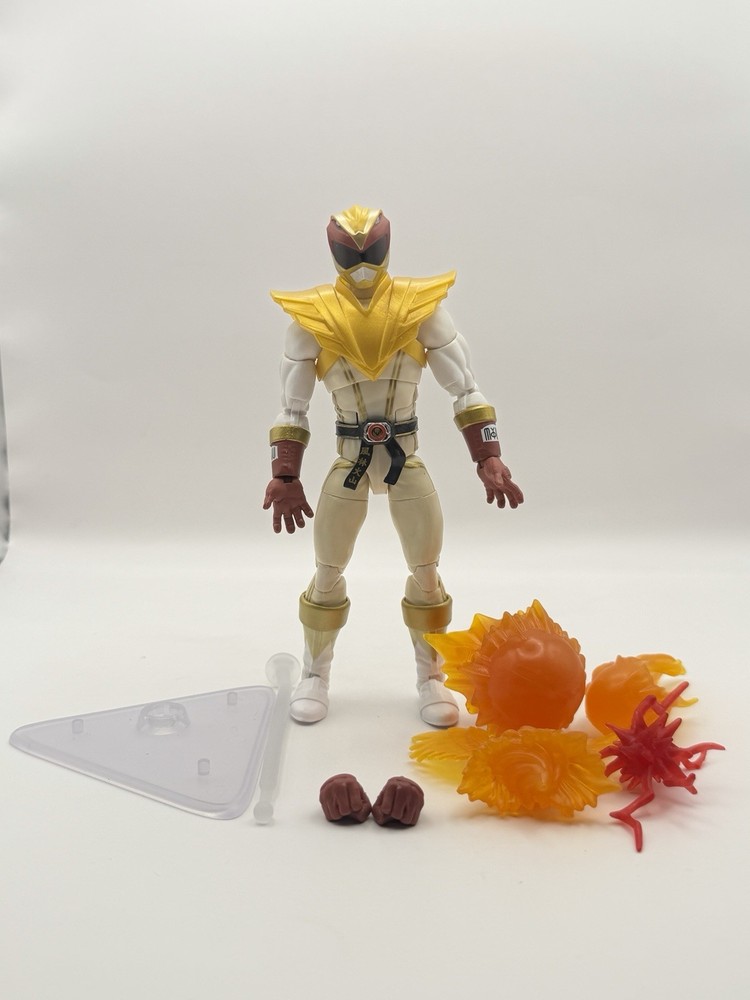 Power Rangers X Street Fighter Lightning Morphed RYU Crimson Hawk 6” COMPLETE